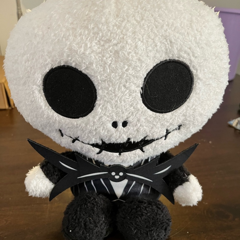 Jack Skellington Plush Toy - Black & White Kids Toy